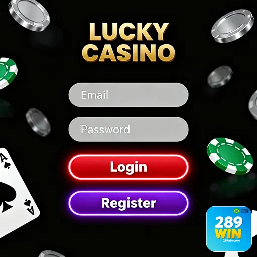 Tela de login de cassino digital com dispositivo móvel